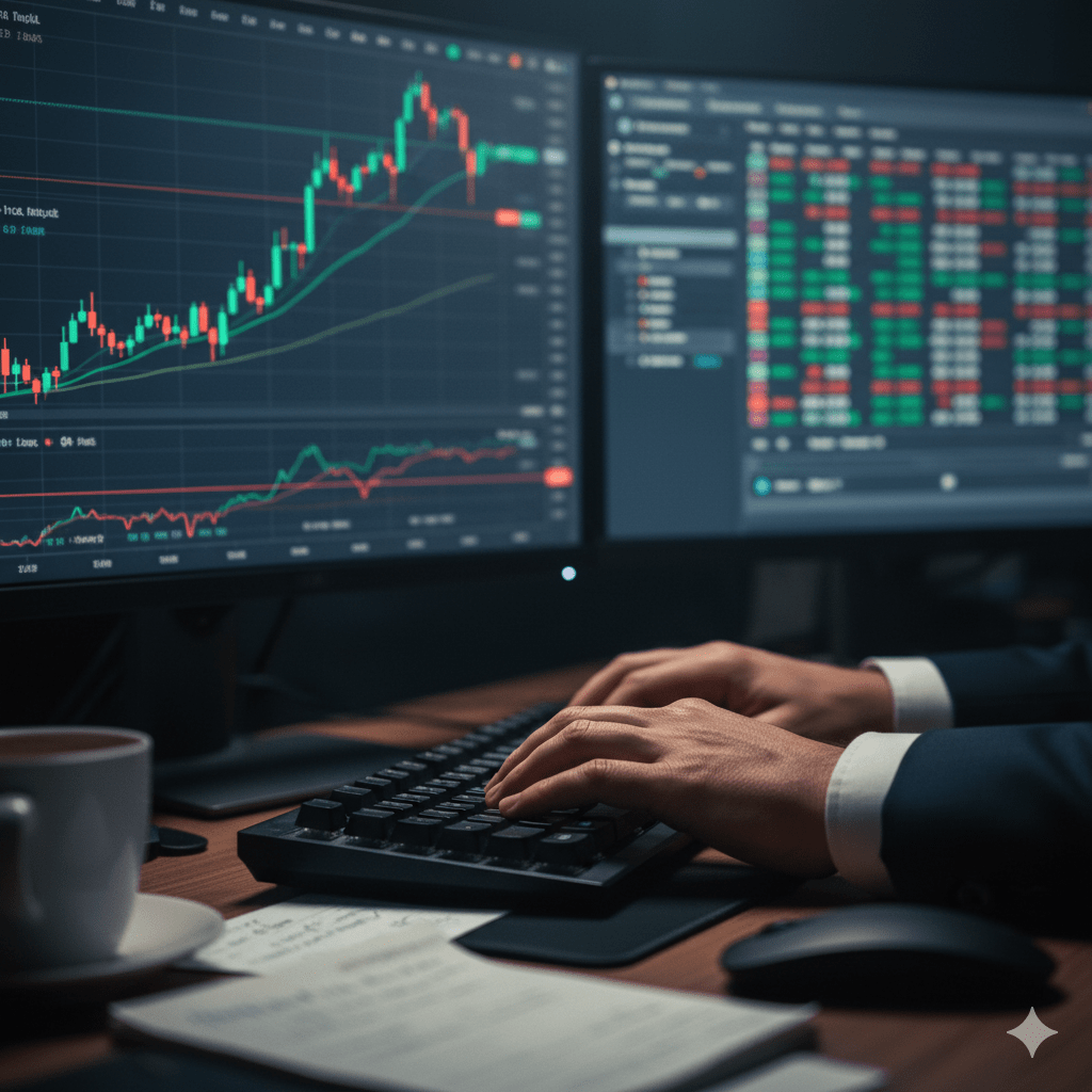 Trading platform dashboard